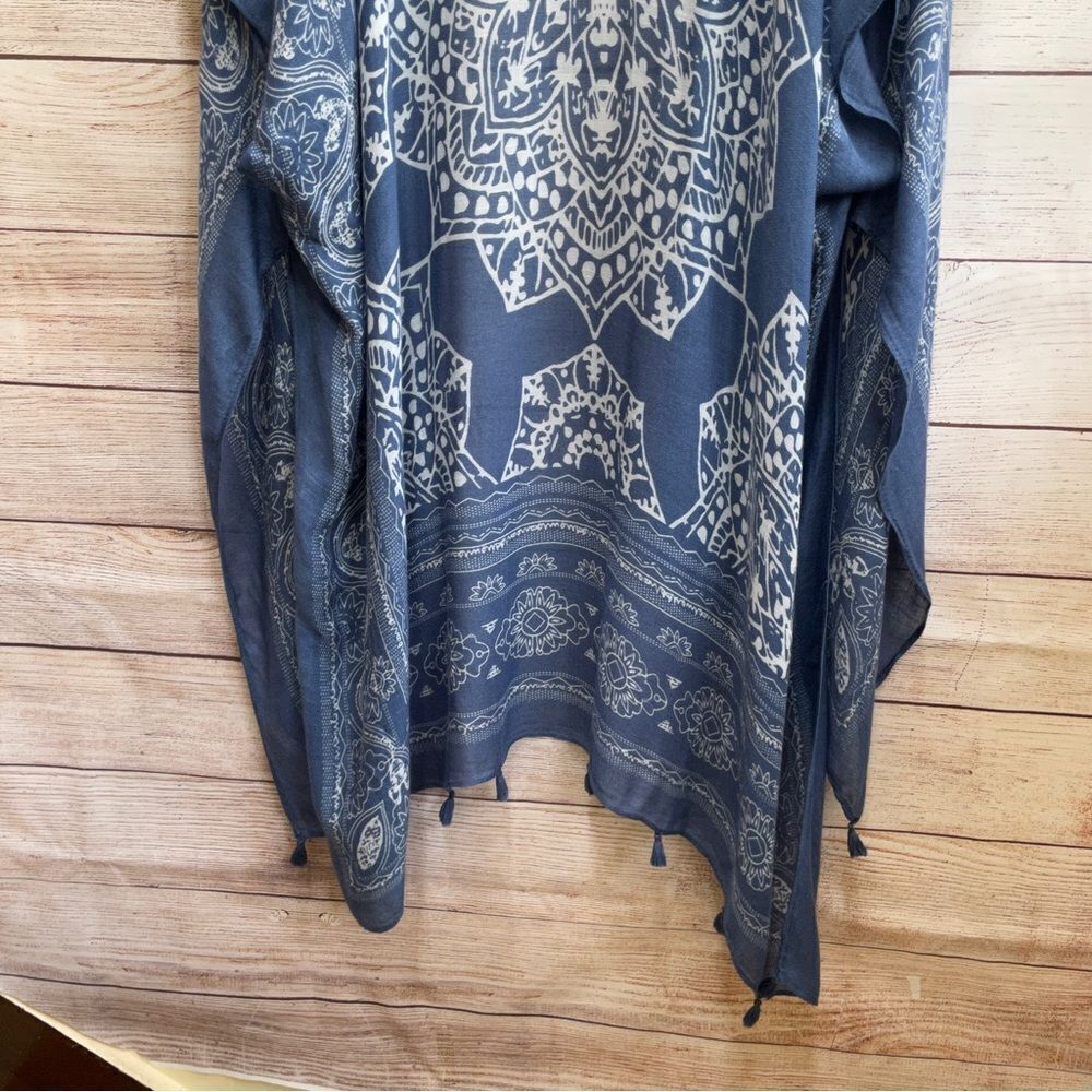 MOSS ROSE BANDANA PRINT DUSTER‎ - Picture 9 of 11